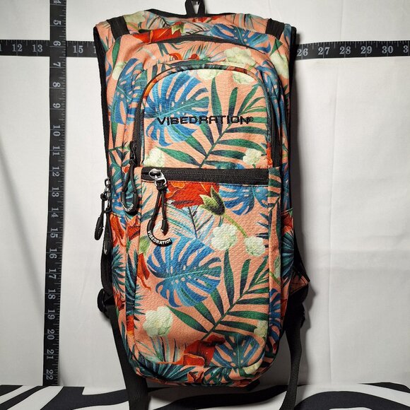Vibedration Hydration Backpack w/o bladder - Tropical Floral 
